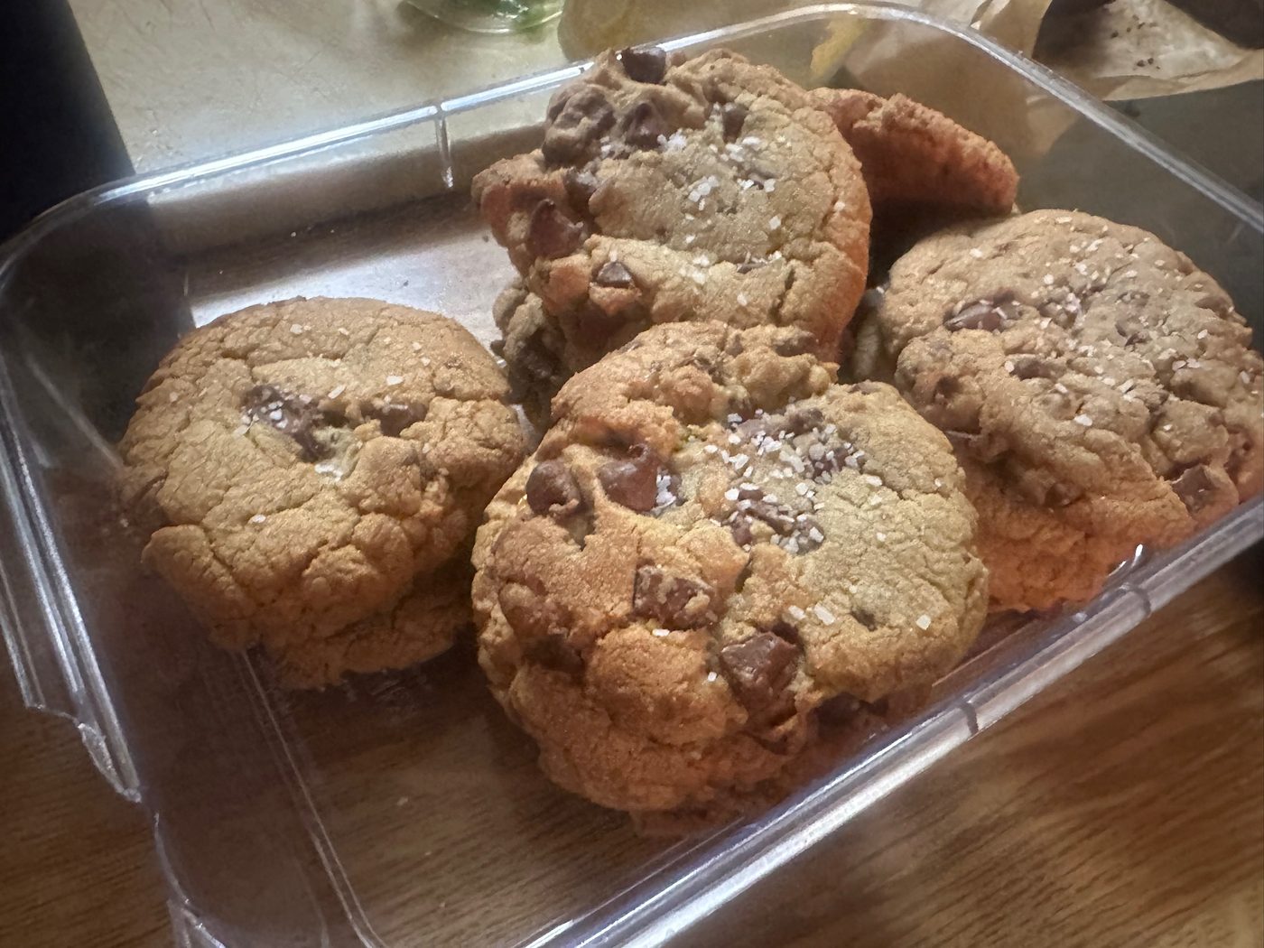 Chocolate chip cookies from Lucky Gluck Bakery